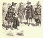 "Captain John Alden Denounced," illustration by Charles Reinhardt, circa 1878