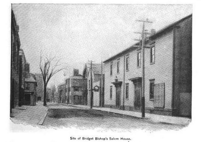 Site of Bridget Bishop's Salem house, published in New England Magazine, vol. 12, circa 1892