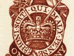 Image of a One Penny Stamp used in the Stamp Act of 1765