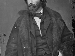James Russell Lowell photographed by Mathew Brady circa 1855-1865