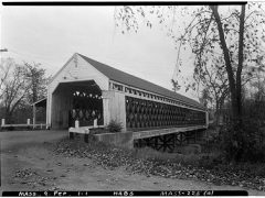 Nehemiah Jewett bridge, photographed by Frank O. Branzetti for the Historic American Buildings Survey, Oct. 17, 1940