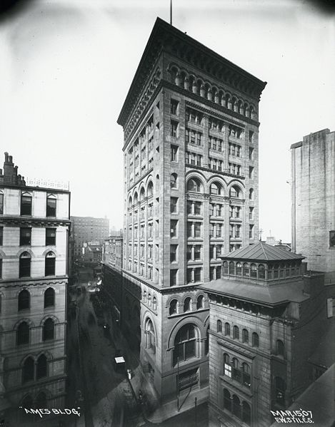 Ames Building, Boston, Mass, circa 1907