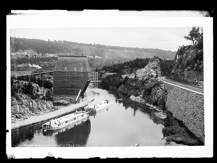 Erie Canal at Little Falls, NY, circa 1880-1897
