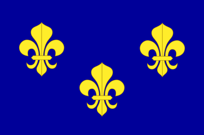 Royal flag of France (before the French Revolution)