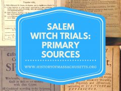 Salem Witch Trials Primary Sources
