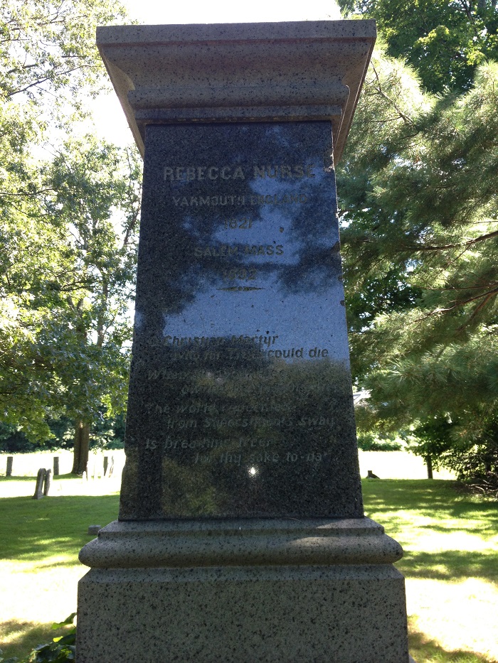 Rebecca Nurse Monument, Danvers, Mass
