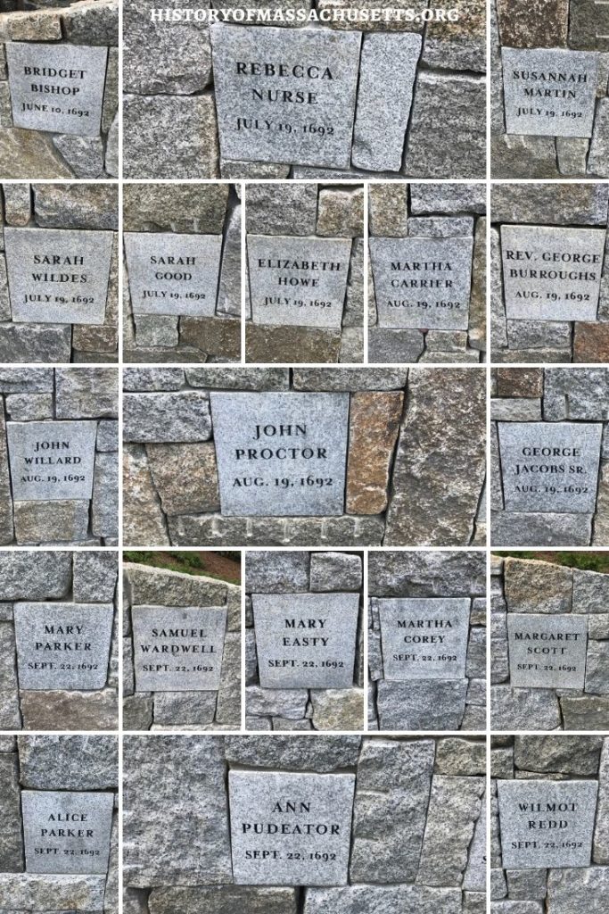 Proctor's Ledge Memorial in Salem, Mass 