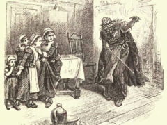 Tituba and the Children, Illustration by Alfred Fredericks published in A Popular History of the United States, circa 1878
