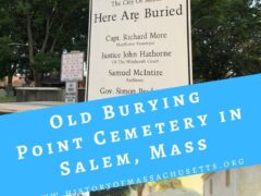 Old Burying Point Cemetery in Salem, Mass