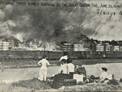 Watching Their Homes Burn at the Great Salem Fire, June 25, 1914, MA