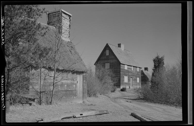 Pioneer Village Houses, Salem, Mass, photo by Samuel Chamberlain, date unknown