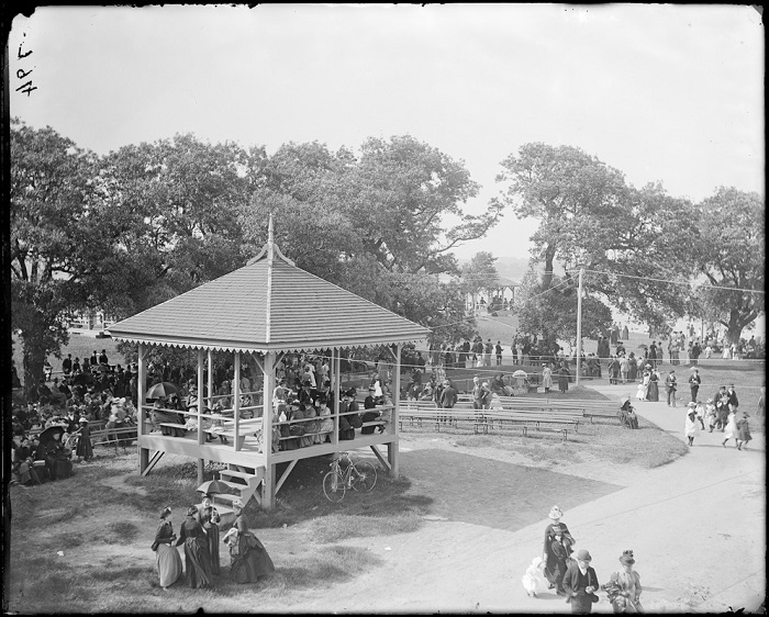 Salem Willows Park, photo by Frank Cousins, circa 1914