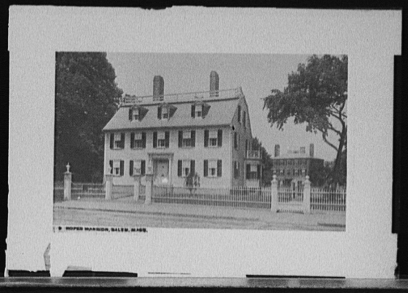 Ropes Mansion, Salem, Mass, circa 1900-1920