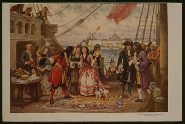 Captain Kidd in New York Harbor, oil painting by Jean Leon Gerome Ferris