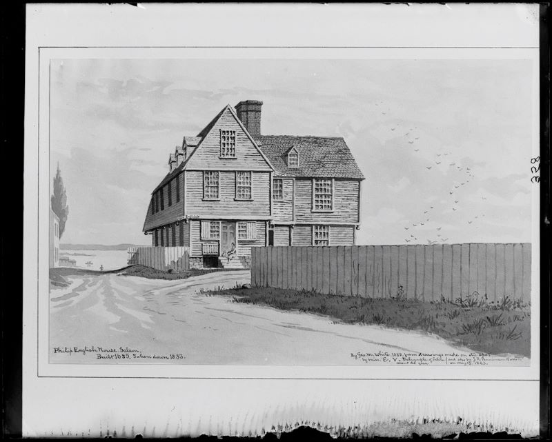 Illustration of Phillip English house, Salem, Mass