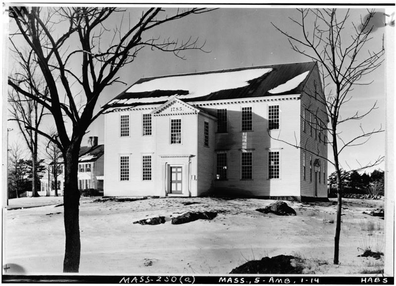 Rocky Hill Meetinghouse, Elm Street & Portsmouth Road, Amesbury, Mass